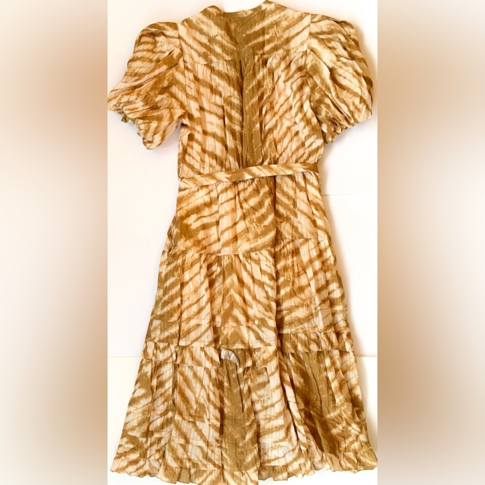 Ulla Johnson Magdalena Tie-Dye Midi Dress Dress Size 12 - Picture 3 of 7